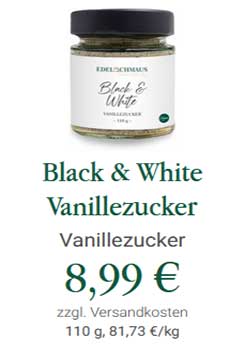 Black and White Vanillezucker