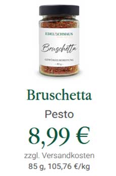 Bruschetta Pesto